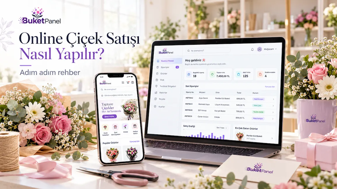 Online Çiçek Satışı Nasıl Yapılır? Adım Adım Rehber
