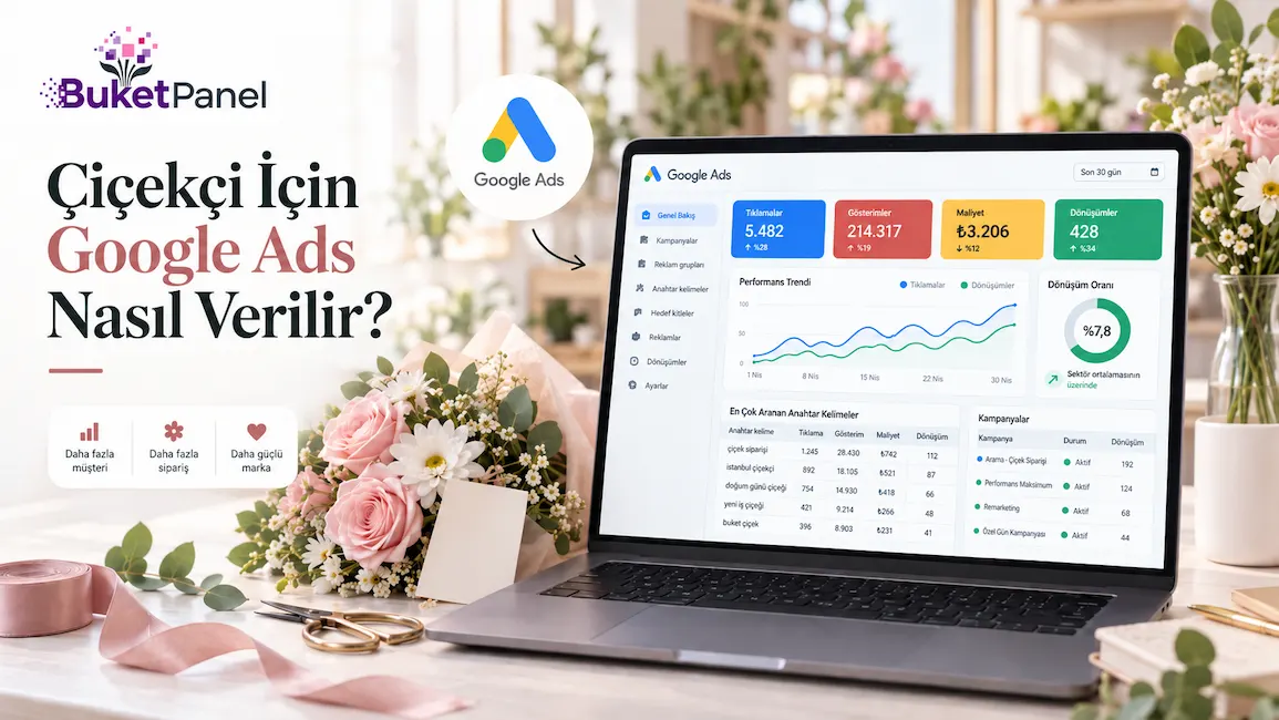 Çiçekçi İçin Google Ads Nasıl Verilir? Adım Adım Rehber