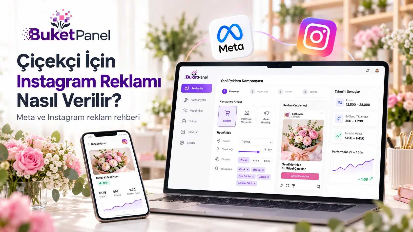 Çiçekçi İçin Instagram Reklamı Nasıl Verilir?
